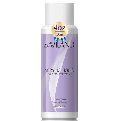 Saviland Acrylic Nail Monomer Liquid 60–500ml – Professional Large Capacity Nail Liquid for DIY Crystal Nail Art Extension System