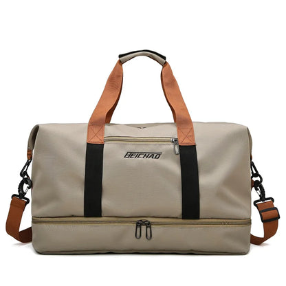 Travel Gym Bag – Short-Distance Luggage & Portable Fitness Duffel, Shoulder, Crossbody, and Weekender Carry-On Bag