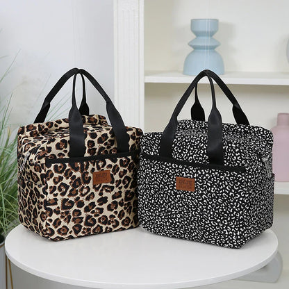 Thickened Nylon Insulated Lunch Bag – Large Capacity Portable Lunch Box with Aluminum Foil Lining for Work, Picnic, or School