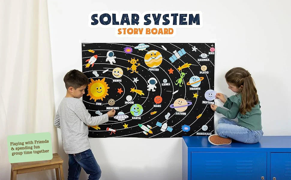 Farm Animals Felt Story Board Set – Interactive Early Learning Wall Puzzle Toys for Toddlers