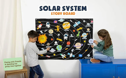 Farm Animals Felt Story Board Set – Interactive Early Learning Wall Puzzle Toys for Toddlers