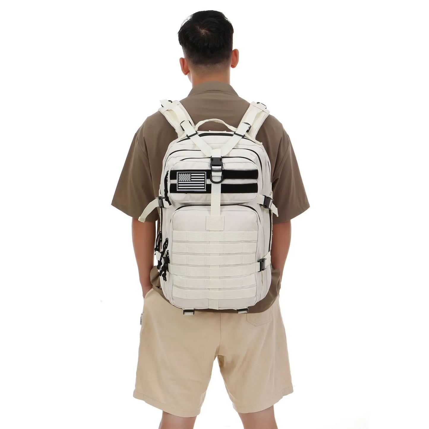 30L/50L Waterproof Nylon Backpack – 1000D Tactical Outdoor Bag for Camping, Hiking, Fishing & Hunting