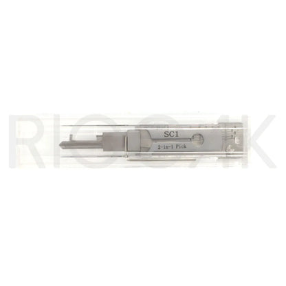 Lishi 2-in-1 Locksmith Tool — SS001, SS002, SS002R Pro, R52, KW1, KW5, SC1, SC4, SC20, M1/MS2, AM5, TE2 for Home & Civil Door Locks