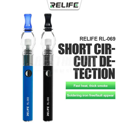 RELIFE RL-069 Rosin Atomizer - Iron-Free Soldering Tool for Mobile Phone Motherboard Repair with Short Circuit Detection
