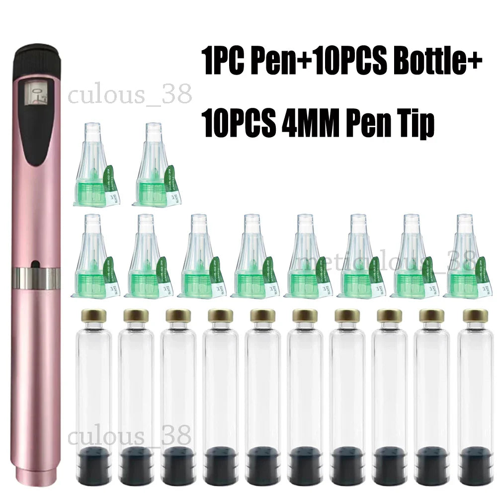 Magic Pen Tattoo Kit – 3ml Empty Cartridge Bottles with Individual Packaging for Medical Aesthetics & Lilly Insulin Pen