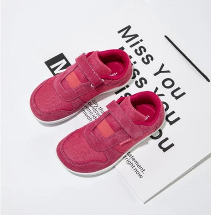 HOBIBEAR Wide Barefoot Shoes – Lightweight Breathable Mesh Sneakers for Boys & Girls