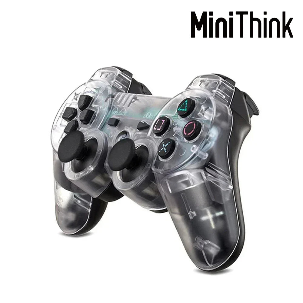 Wireless Transparent Dual Shock Controller for PS3 – Sixaxis Gamepad for Sony PlayStation 3 Console