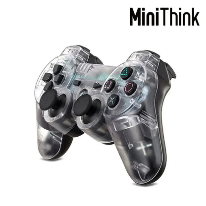 Wireless Transparent Dual Shock Controller for PS3 – Sixaxis Gamepad for Sony PlayStation 3 Console