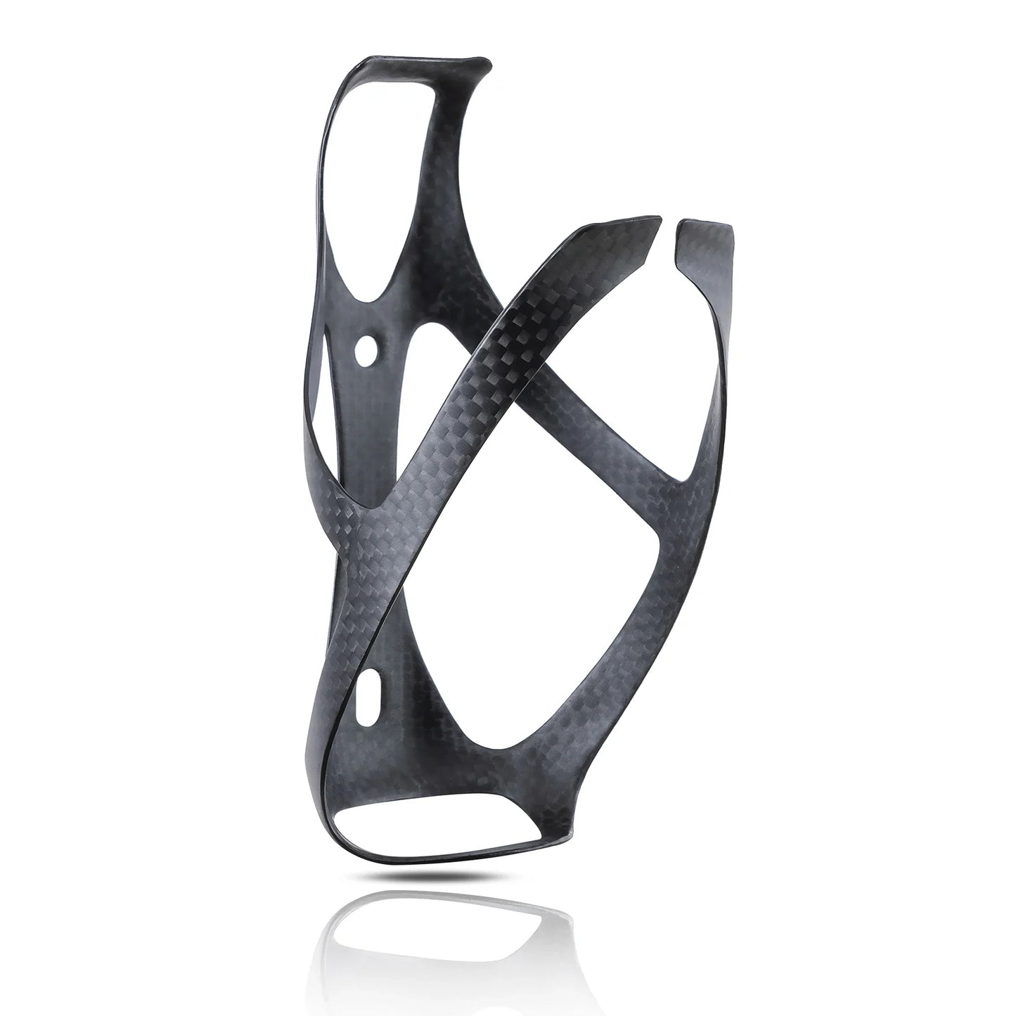 HUALONG 3K Carbon Fiber Bicycle Water Bottle Cage - Ultra-Light Matte Black MTB, Road & Gravel Bike Bottle Holder