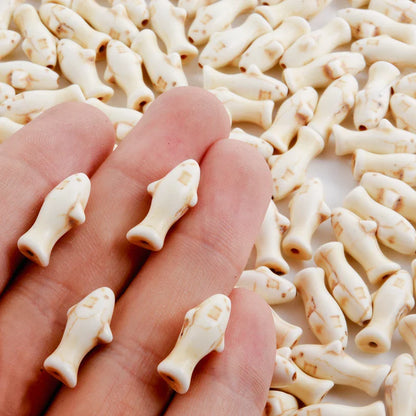 10/20/30PCS Colorful Ceramic Animal Beads – 2mm Hole Clownfish, Turtle, Star & Conch Shell for DIY Jewelry, Bracelets & Crafts