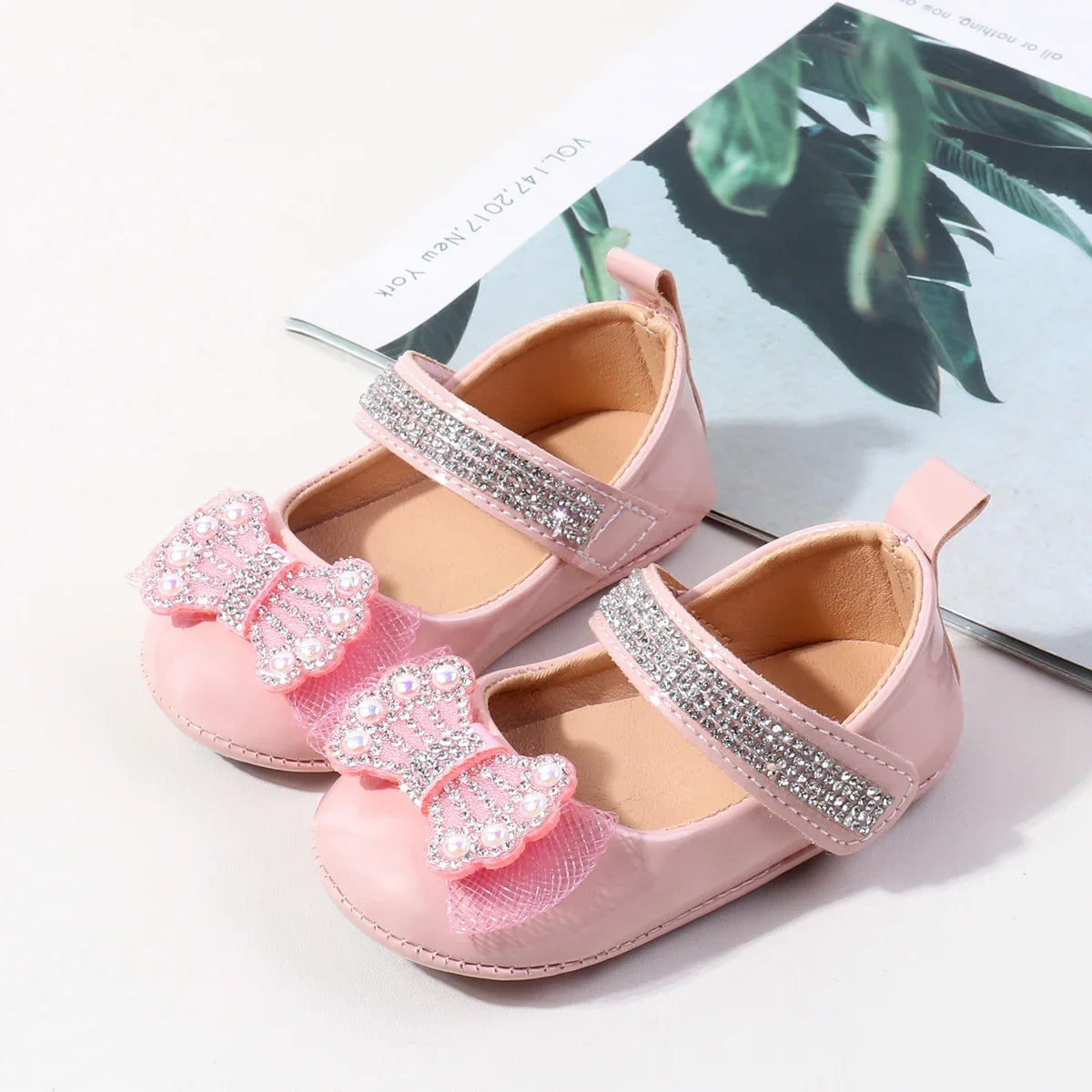 Baby Princess First Walking Shoes - Anti-Slip Learning Walker Shoes for Ages 0-1