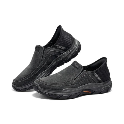 Skechers DJ RESPECTED Men's Slip-On Shoes - Lightweight Casual Canvas, Comfortable, Breathable & Anti-Slip Sneakers