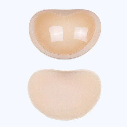 2pcs Silicone Bra Inserts – Sticky Push-Up Breast Pads, Thicker Nipple Covers for Women’s Bras & Swimsuits