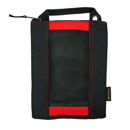 MELOTOUGH Canvas Tool Pouch | 2-Pack Zipper Bags with Mesh Window & Hanging Grommets