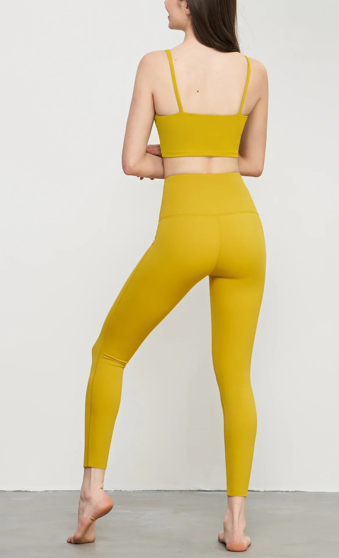 Women’s Lycra Four-Way Stretch Yoga Pants – High Waist Seamless Sports Leggings, T-Line Free Gym Fitness Wear