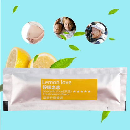 Car Air Vent Clip Freshener – Osmanthus & Lemon Aroma Sticks, Cologne Refills for Car Air Freshener Supplement