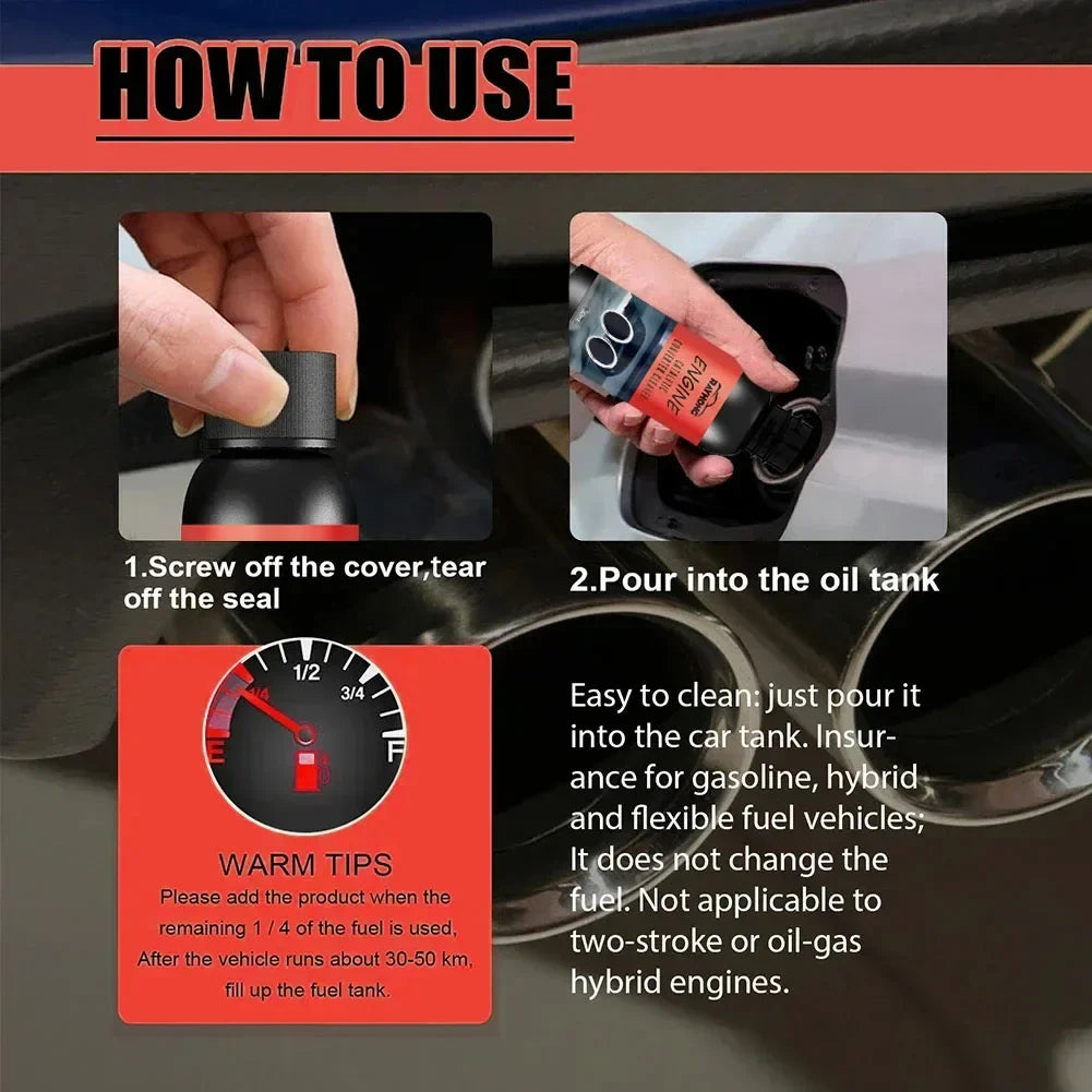Car Engine Catalyst Converter Cleaner – Easy-to-Clean Automobile Engine CSV Cleaning Accelerator