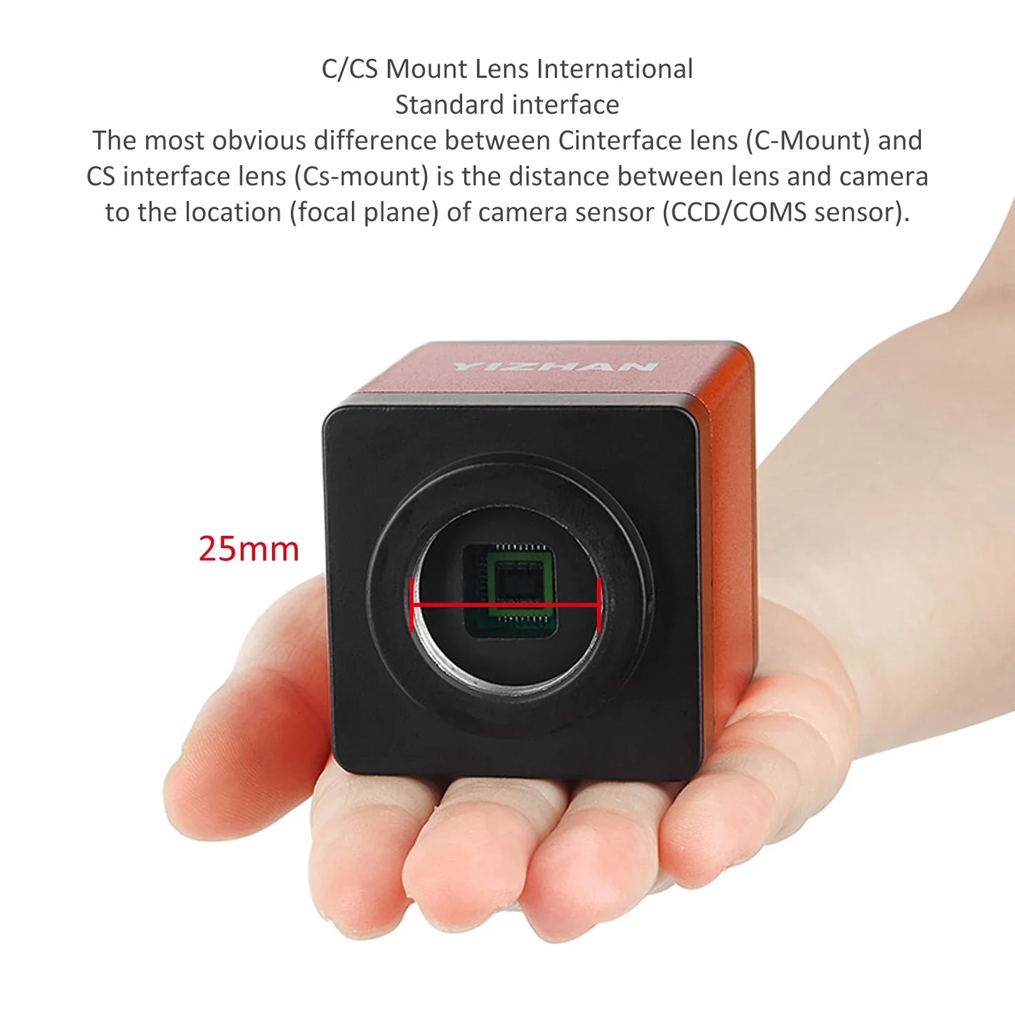 1080P 4K Digital Microscope — Full HD Industrial C-Mount Camera for PCB Welding & Mobile Phone Repair Stand