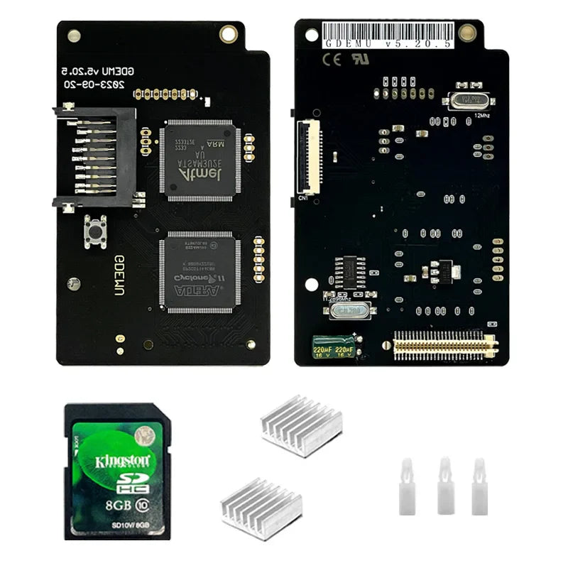SEGA Dreamcast GDEMU V5.20.5 Emulation Board & Remote Card Mount Kit – Optical Drive Replacement for DC Console (GDU DC VA1)