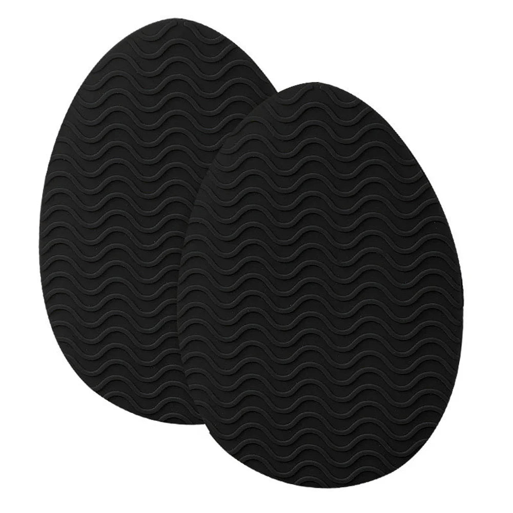 Rubber Shoe Sole Protector - Wear-Resistant Non-Slip Forefoot Mat, Self-Adhesive High Heel Cushion Pads