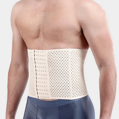 Men’s Slimming Body Shaper Waist Trainer – Trimmer Belt Corset for Abdomen, Belly & Tummy Control, Fitness Compression Shapewear