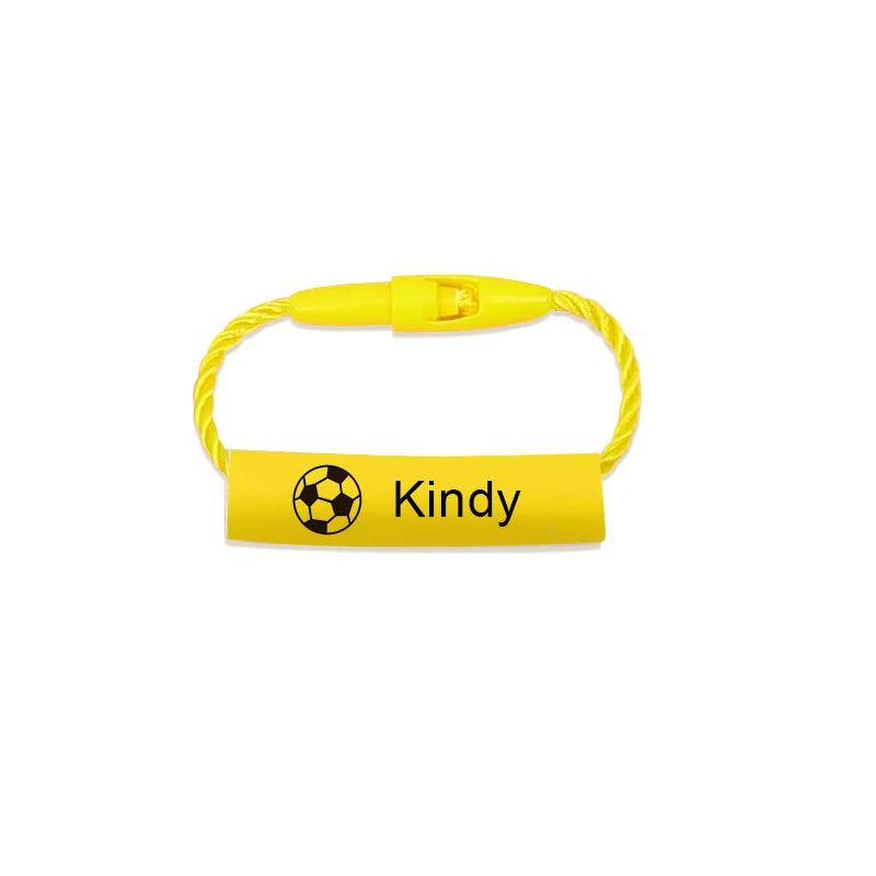 24pcs Waterproof Name Sticker Tags - Customized Baby Shoes, Schoolbag, Cup, Clothes Name Labels with Rope