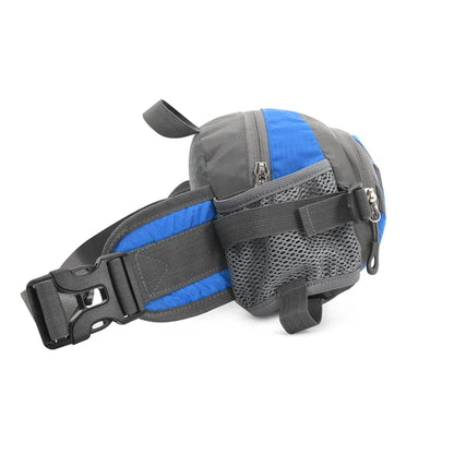 Running Belt Fanny Pack with Bottle Holder – Nylon Waist Sling Phone Pouch for Jogging, Hiking & Hydration
