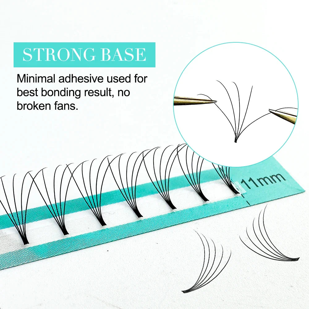 LAKANAKU 320 Fans Premade Volume Lashes – Fluffy Imported Material Eyelash Extensions, All Sizes