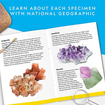 STEM Mega Gemstone Dig Kit – Crystal Mining Excavation Toy Set for Kids Educational Science Discovery Gift