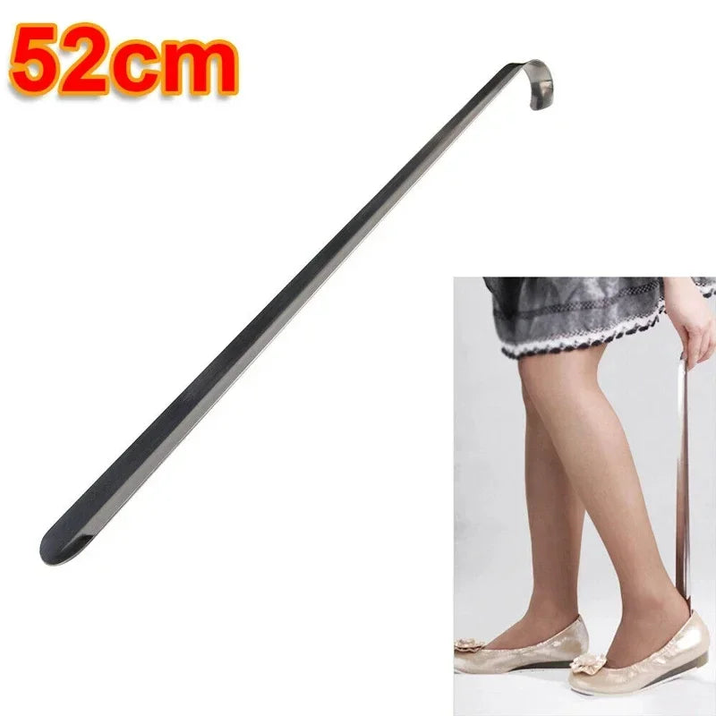 52cm Extra Long Stainless Steel Shoehorn – Silver Metal Shoe Remover and Lifter Aid Tool