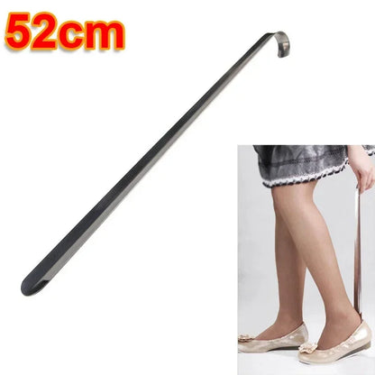 52cm Extra Long Stainless Steel Shoehorn – Silver Metal Shoe Remover and Lifter Aid Tool