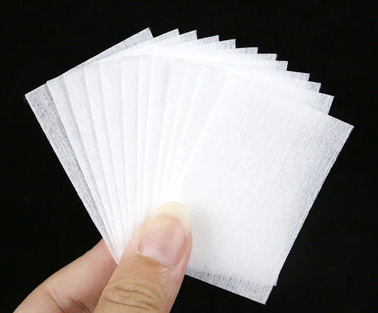 100–1000PCS Lint-Free Cotton Pads – Professional Nail Wipes for Gel Polish Removal & Nail Art Cleaning