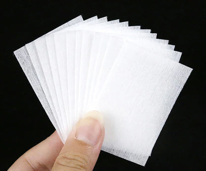 100–1000PCS Lint-Free Cotton Pads – Professional Nail Wipes for Gel Polish Removal & Nail Art Cleaning