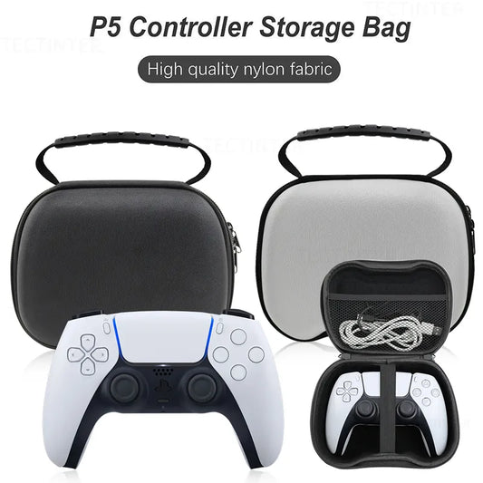 Portable Storage Handle Bags: EVA Protective Carry Case for PS5 PS4 PS3/Xbox Series Gamepad - Compatible with Nintendo Switch Pro Accessories