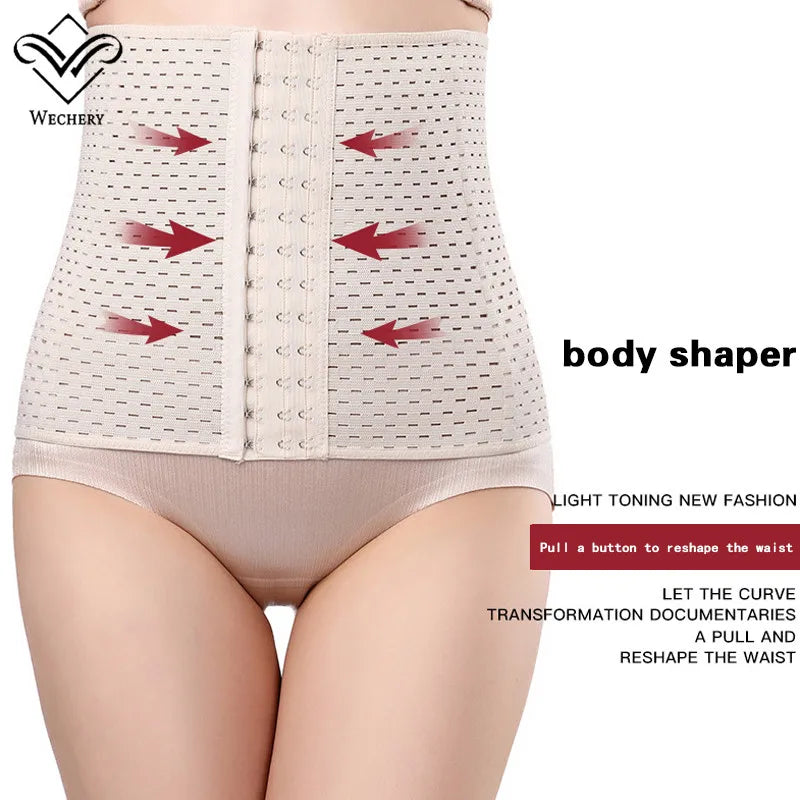 Colombian Mesh Waist Trainer Girdle for Women – Bustier Shapewear for Belly & Waist Control
