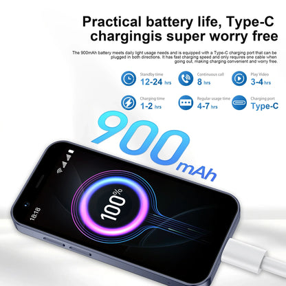 SERVO 18SE Mini Smartphone - 3G Android Phone with 2GB RAM, 16GB Storage & Dual SIM