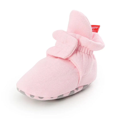 Meckior Baby Socks Shoes – Star Toddler First Walkers Booties, Soft Cotton Anti-Slip Shoes for Boys and Girls