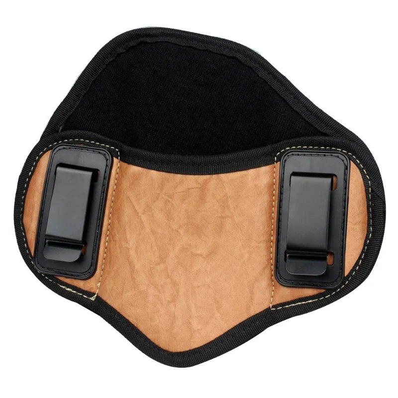 Tactical Hunting Gun Holster – PU Leather Concealed Pouch for Glock 17/19/23/32, Sig Sauer, Beretta, Kahr, Bersa Thunder