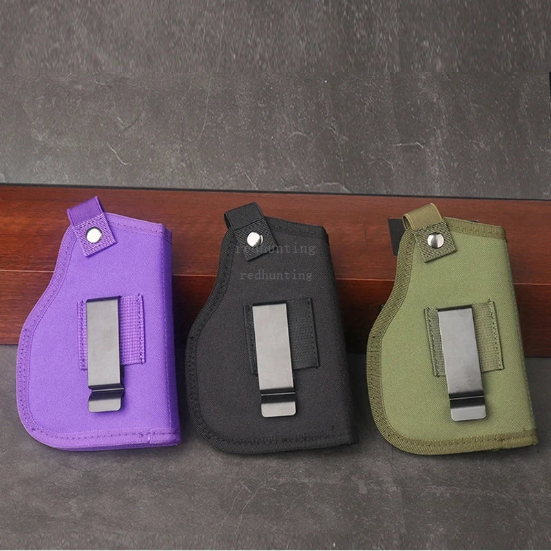 Tactical Concealed Carry Gun Holster – Universal Pistol Holster for Glock 17/19, Beretta M9, SIG with Laser Light Cover