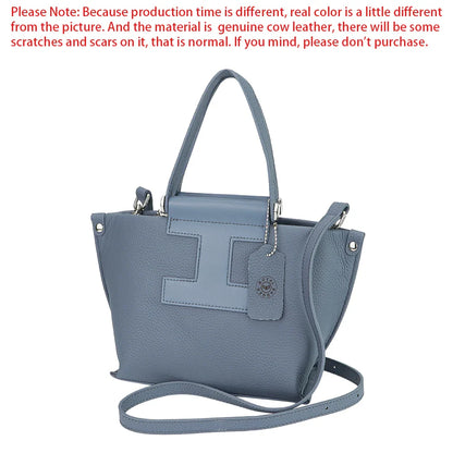 Royal Bagger Top-Handle Genuine Leather Handbag for Women – Trendy Casual Crossbody Bag with Adjustable Shoulder Strap 1859