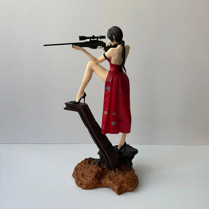 Biohazard Ada Wong PVC Anime Figure – Resident Evil Action Model Collectible for Birthday Gifts
