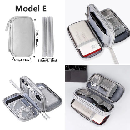 Waterproof Travel Cable Organizer Bag – Portable Digital Storage Pouch for Electronic Accessories