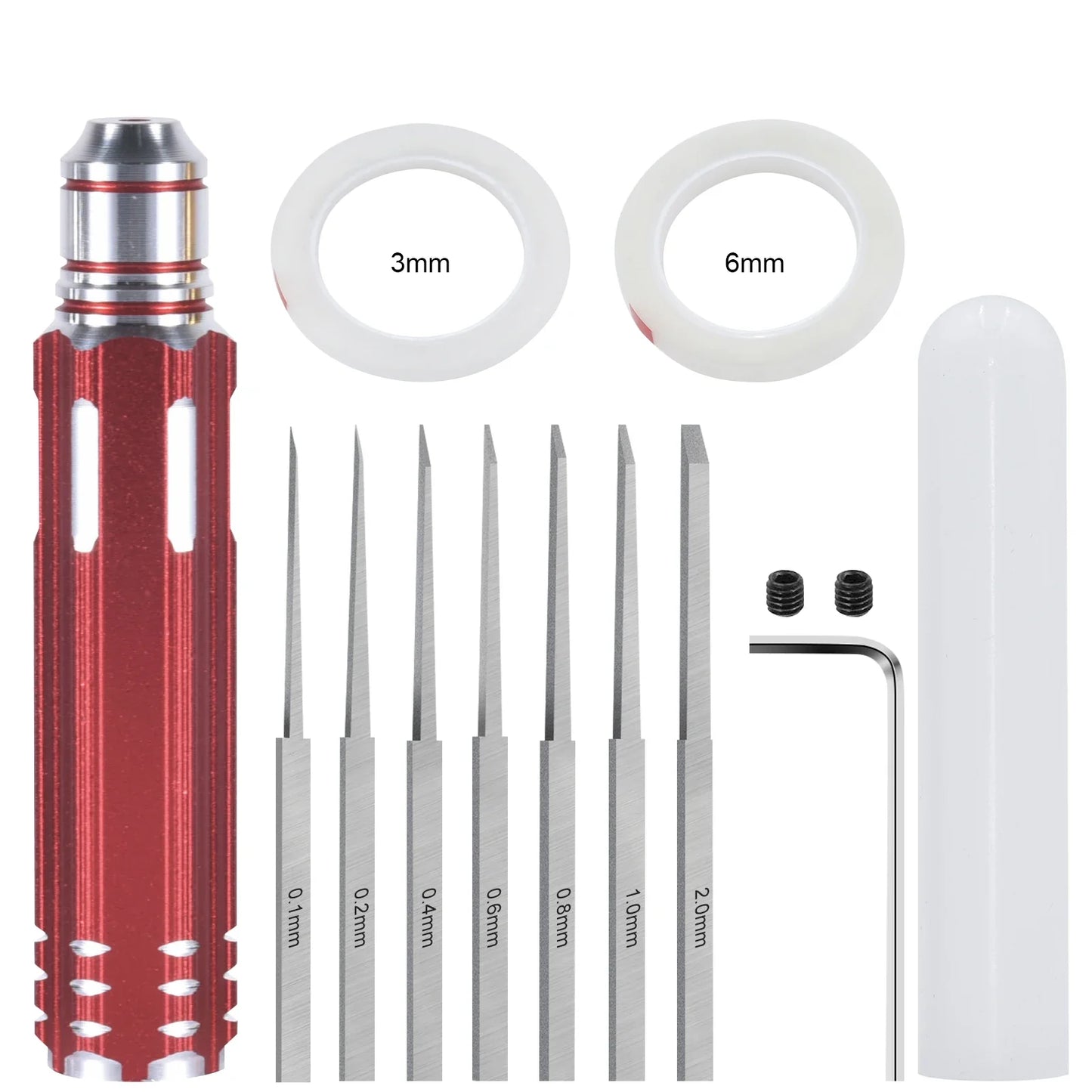 Wear-Resistant Model Carving Scriber Tool Set – Precision Engraving, Cutting & Resin Line Scribing Knife