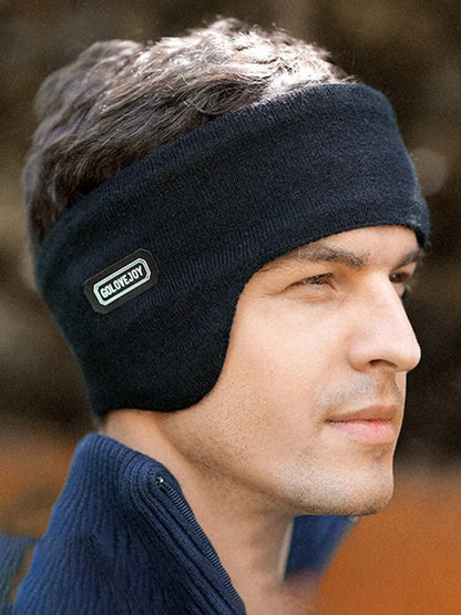 Winter Men's Padded Ear Warmers - Thickened Warm Ear Muffs for Cold and Wind Protection