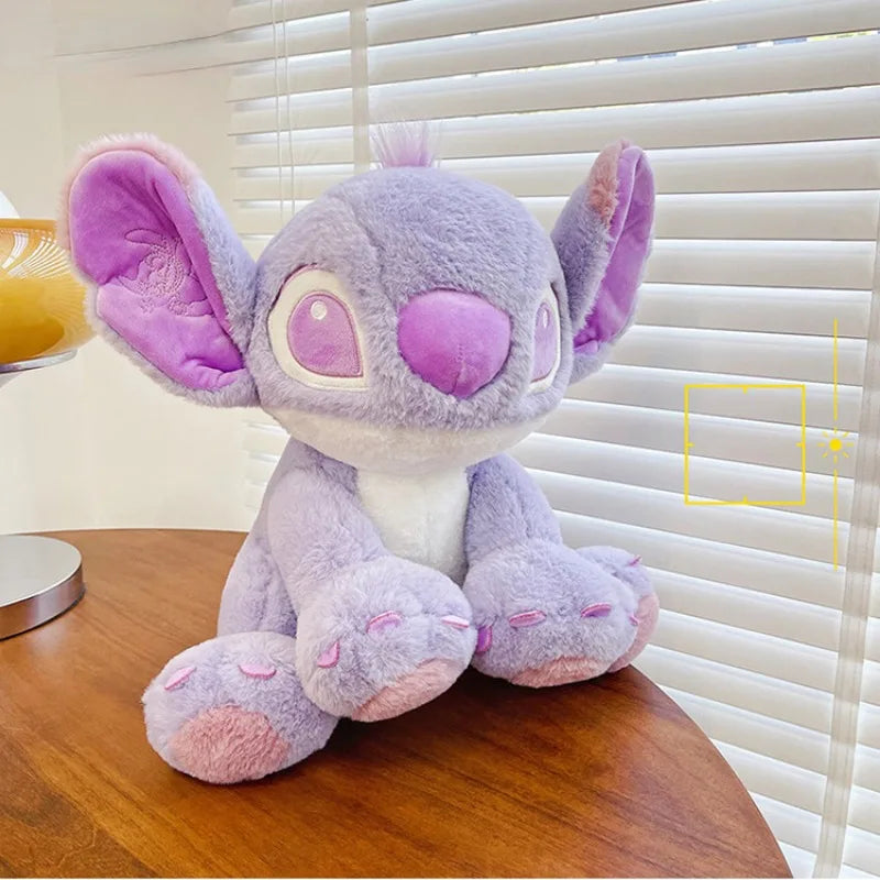 Disney Purple Stitch Plush Doll – Kawaii Baby Toy for Girls, Valentine's & Birthday Gift (25cm/30cm/45cm)