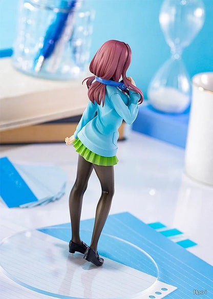 18cm Quintessential Quintuplets Anime Figure – Nakano Ichika Nino Itsuki PVC School Uniform Doll Toy