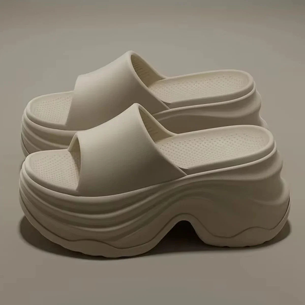 Women's Platform EVA Sandals - Thick Sole Anti-Slip High-Heel Slippers