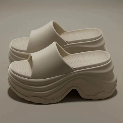 Women's Platform EVA Sandals - Thick Sole Anti-Slip High-Heel Slippers