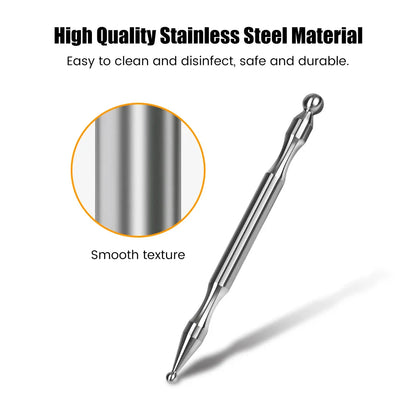 Acupuncture Pen Facial Reflexology Tool – Retractable Double-Headed Point Probe for Face & Body Massage