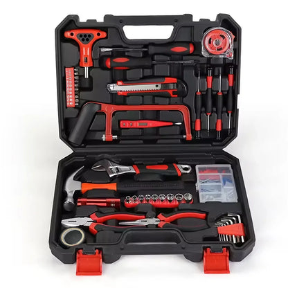 STOENGO Household Tool Kit Set - 19/43/108PCS DIY Hand Tools with Hammer, Screwdriver, Saw & Wrench